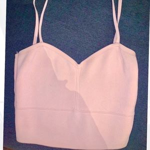 LF seek pink bandage crop top